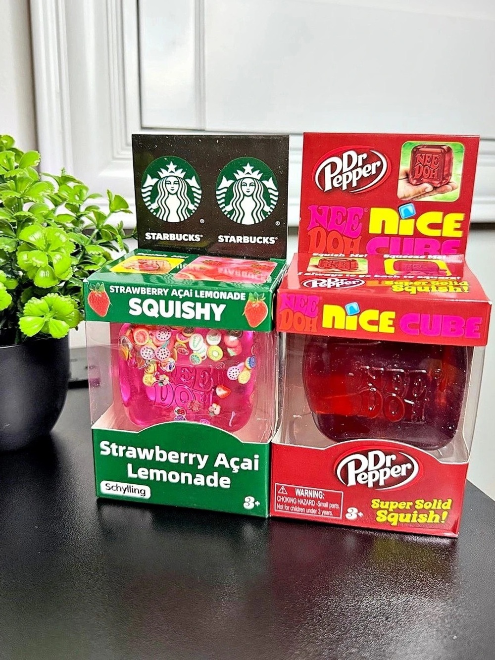 Starbucks & Dr Pepper NeeDoh Nice Cube Bundle